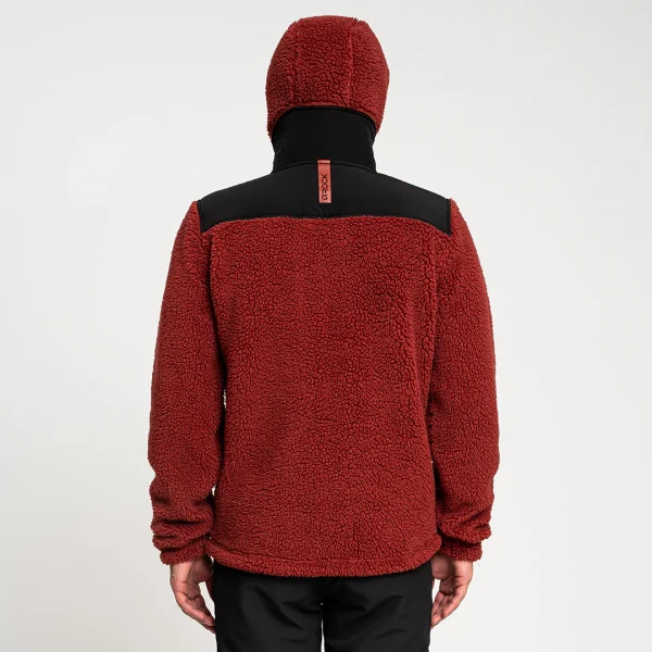 Rock Experience Savoonga 2.0 fleece polar fleece jacket with windproof nylon reinforcements for outdoor activities and trekking