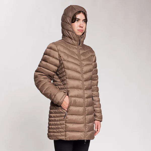 Rock Experience RE.Juneau Parka – parka híbrida leve e quente com isolamento reciclado e tecido exterior ripstop para a cidade e a natureza.