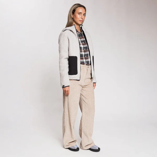 Rock Experience Re.Moose Pass fleece jacket in recycled sherpa with reinforced shoulders and pockets