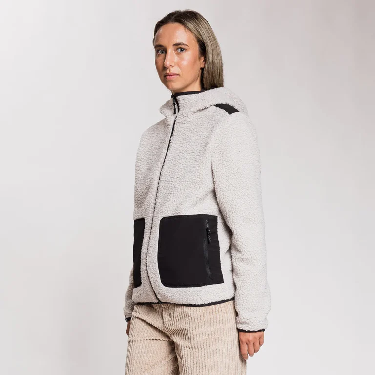 Rock Experience Re.Moose Pass fleece jacket in recycled sherpa with reinforced shoulders and pockets