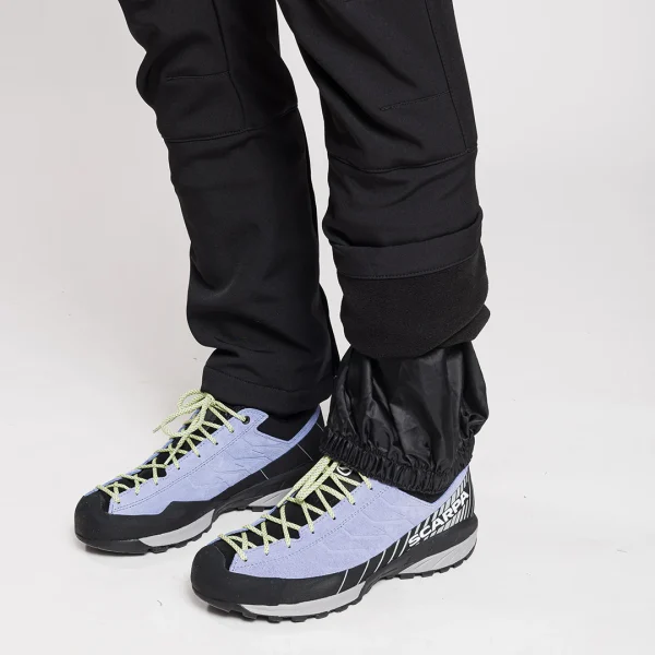 Calças Softshell Rock Experience Triolet – à prova de vento, repelentes à água, ideais para caminhadas de inverno.