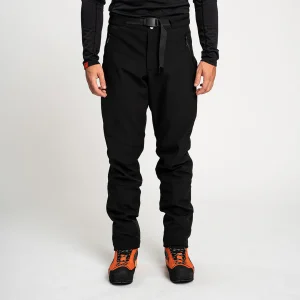 Calças Softshell Rock Experience Triolet – à prova de vento, repelentes à água, ideais para caminhadas de inverno.