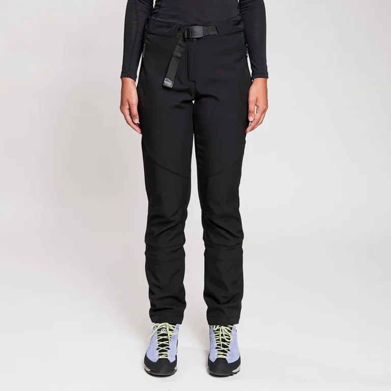 Softshell Rock Experience Triolet trousers - windproof, water-repellent, ideal for winter hiking.