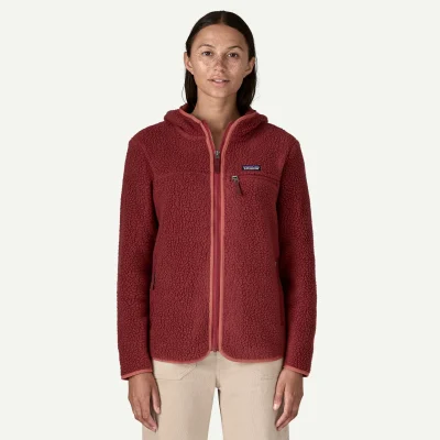 Patagonia Retro Pile Hoody - warm jacket for outdoor activities, made from recycled polyester fleece, ideal for hiking, trekking and everyday use.