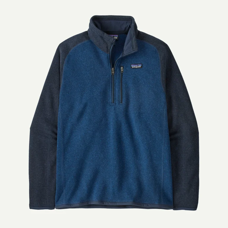 Patagonia Better Sweater 1/4 Zip – camisola polar quente para caminhadas, atividades ao ar livre e uso diário