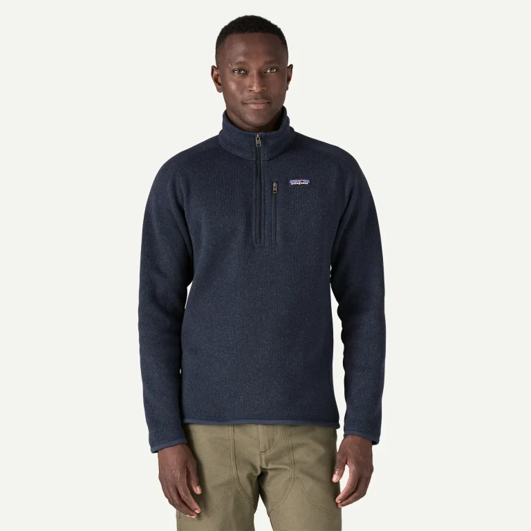 Patagonia Better Sweater 1/4 Zip – camisola polar quente para caminhadas, atividades ao ar livre e uso diário