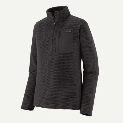 Patagonia R1 Air Fleece Zip-Neck – polar leve e respirável para caminhadas, desporto e uso diário.
