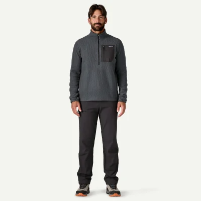 Patagonia R1 Air Fleece Zip-Neck – polar leve e respirável para caminhadas, desporto e uso diário.