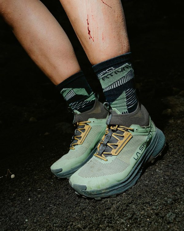 Sapato de caminhada e trail running La Sportiva Prodigio Hike GTX impermeável com membrana Gore-Tex e sola FriXion XT Red