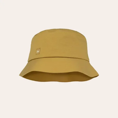 Chapéu impermeável BUFF Rain Bucket Hat com proteção contra chuva 360° para atividades ao ar livre, trekking e caminhadas.