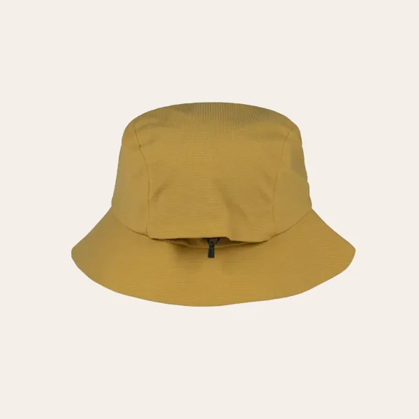 Chapéu impermeável BUFF Rain Bucket Hat com proteção contra chuva 360° para atividades ao ar livre, trekking e caminhadas.