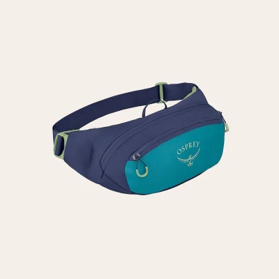 Osprey Daylite Waist - lightweight and durable waist bag for hiking, travelling and everyday use, made from recycled polyester.