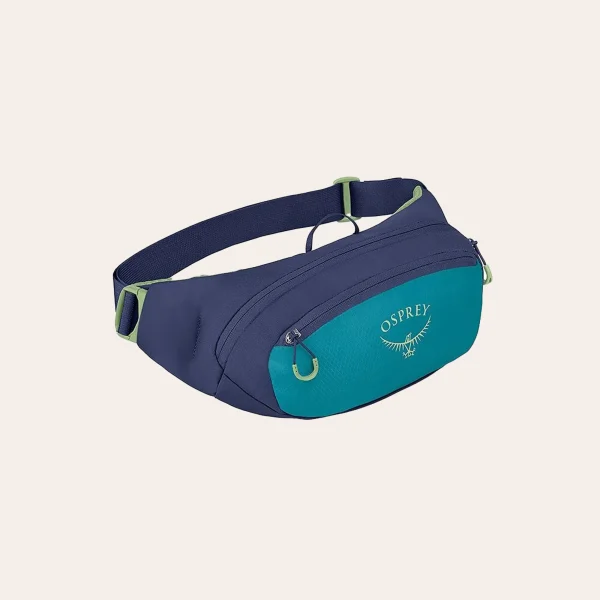 Osprey Daylite Waist - lightweight and durable waist bag for hiking, travelling and everyday use, made from recycled polyester.