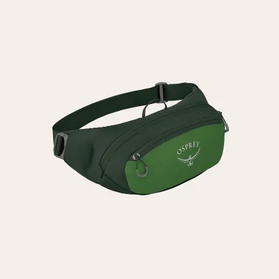 Osprey Daylite Waist - lightweight and durable waist bag for hiking, travelling and everyday use, made from recycled polyester.