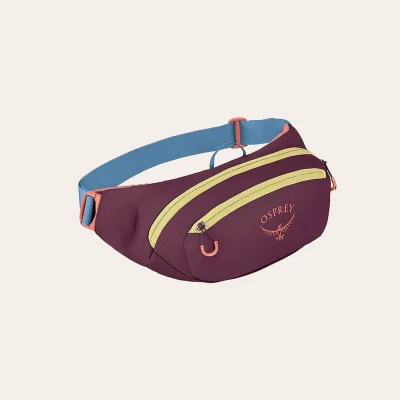 Osprey Daylite Waist - lightweight and durable waist bag for hiking, travelling and everyday use, made from recycled polyester.