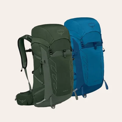 Mochilas Osprey Talon e Tempest – mochilas ajustáveis e leves para caminhadas, ciclismo e trekking com sistema de costas AirScape.