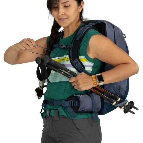 Osprey Talon and Tempest backpacks - adjustable, lightweight backpacks for hiking, cycling and trekking with AirScape back system.