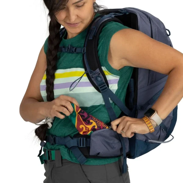 Osprey Talon and Tempest backpacks - adjustable, lightweight backpacks for hiking, cycling and trekking with AirScape back system.