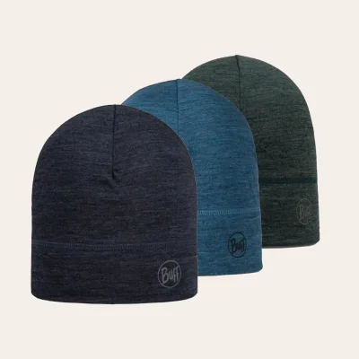 Buff Merino Lightweight Beanie 100% merino wool, lightweight beanie for outdoor activities in cold climates