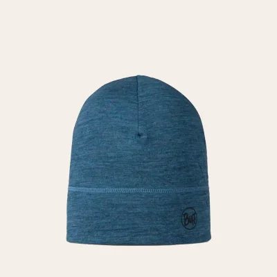 Gorro Buff Merino Lightweight Beanie 100% lã merino, gorro leve para atividades ao ar livre em climas frios