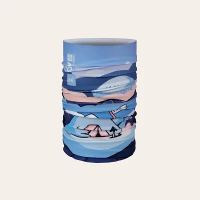 Lenço multifuncional Buff EcoStretch Kids Neckwear – proteção elástica e respirável para o pescoço das crianças durante caminhadas, acampamentos e para qualquer clima