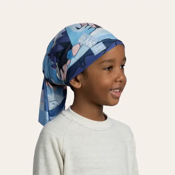 Lenço multifuncional Buff EcoStretch Kids Neckwear – proteção elástica e respirável para o pescoço das crianças durante caminhadas, acampamentos e para qualquer clima