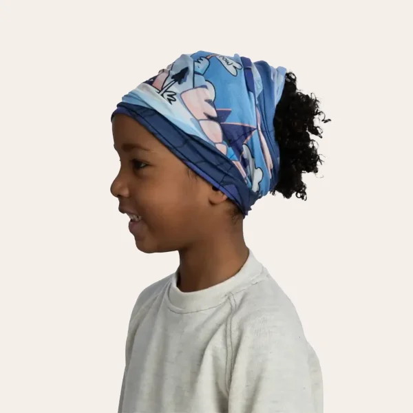Lenço multifuncional Buff EcoStretch Kids Neckwear – proteção elástica e respirável para o pescoço das crianças durante caminhadas, acampamentos e para qualquer clima