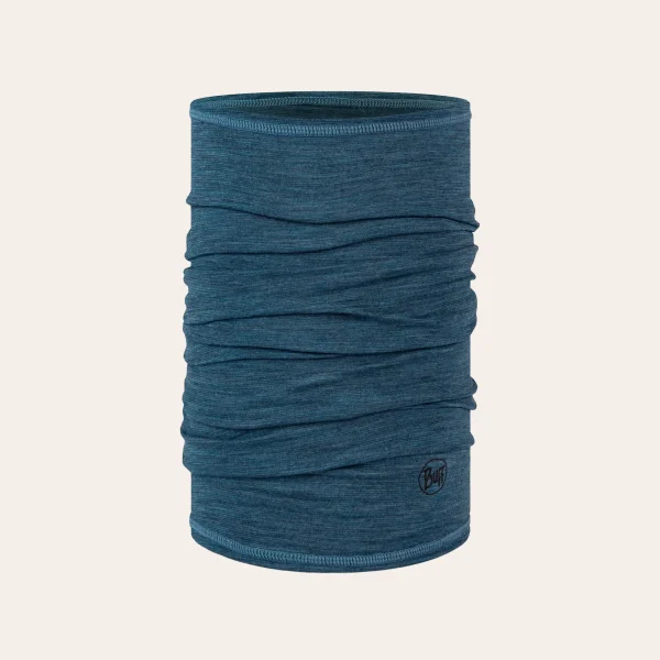 Buff Merino Lightweight Multifunctional Neckwear in 100% merino wool, lightweight scarf for outdoor activities and hiking