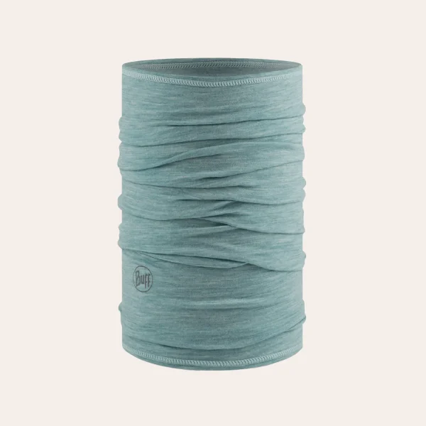 Buff Merino Lightweight Multifunctional Neckwear in 100% merino wool, lightweight scarf for outdoor activities and hiking