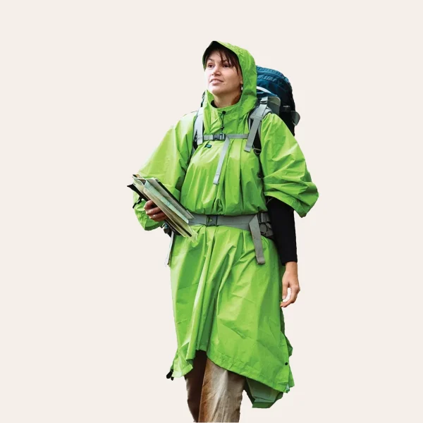 Poncho Sea to Summit Nylon Tarp Poncho– poncho e lona impermeáveis e leves para trekking e atividades ao ar livre