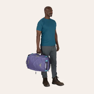 Osprey Transporter Duffel - durable, water-repellent travelling bags made from recycled nylon