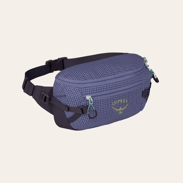 Osprey Transporter Waist Pack bolsa de cintura resistente e impermeável com organização para viagens e atividades outdoor.