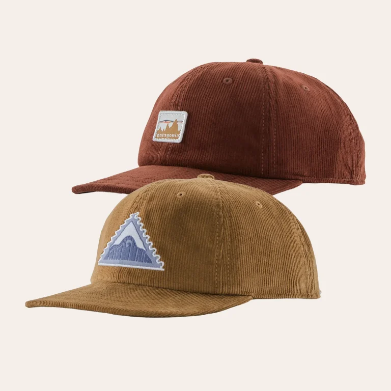 Boné Patagonia Corduroy em veludo cotelê de algodão orgânico com pala NetPlus reciclada