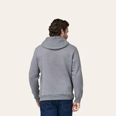 Patagonia Uprisal Hoody made from recycled 100% material for outdoor activities and everyday use.