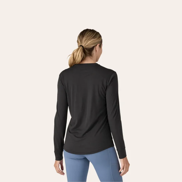 Camisa Patagonia Long-Sleeved Capilene Cool Merino Blend – camisa sustentável de lã merino de alto desempenho para trekking, caminhadas e desporto