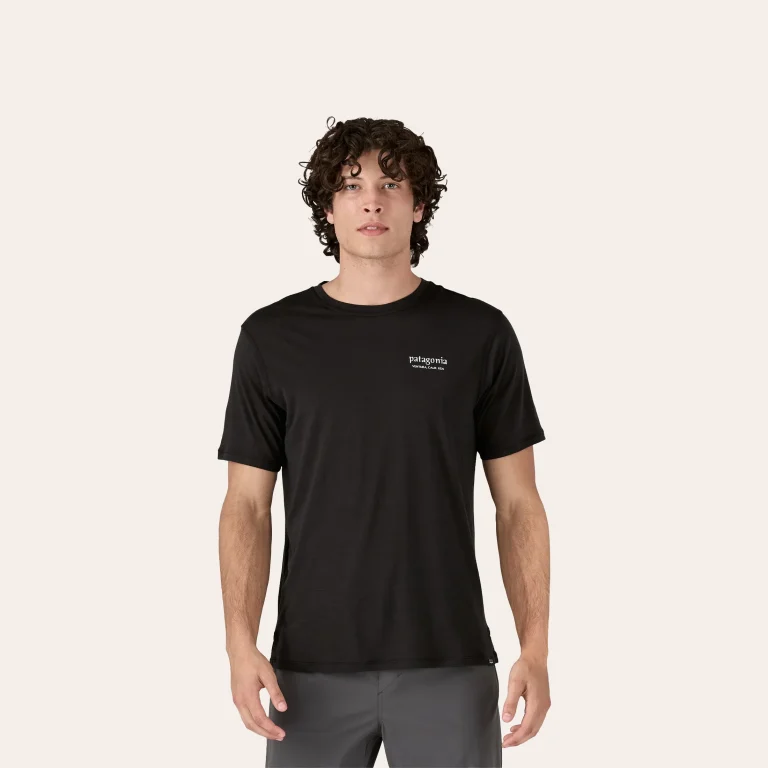 Patagonia T-Shirt Capilene Cool Merino Blend – camisa sustentável de lã merino de alto desempenho para trekking, caminhadas e desporto