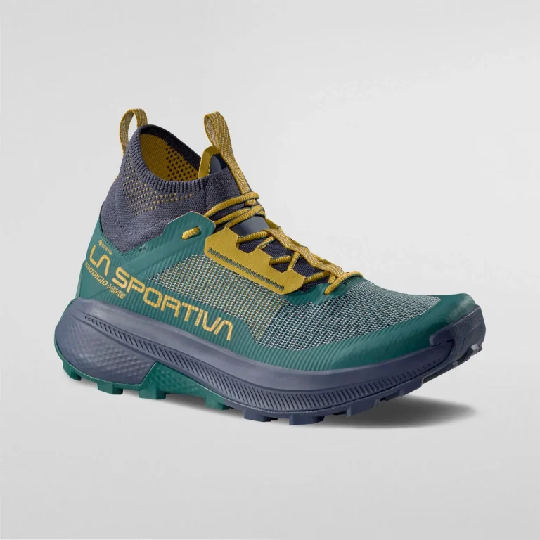 Sapato de caminhada e trail running La Sportiva Prodigio Hike GTX impermeável com membrana Gore-Tex e sola FriXion XT Red
