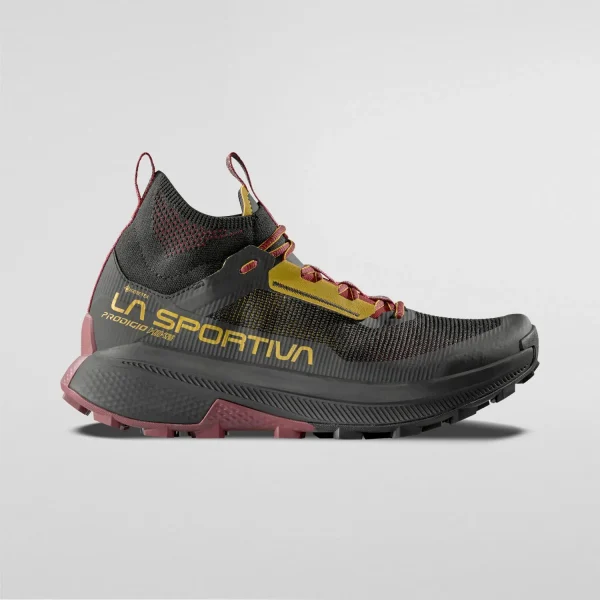 Sapato de caminhada e trail running La Sportiva Prodigio Hike GTX impermeável com membrana Gore-Tex e sola FriXion XT Red