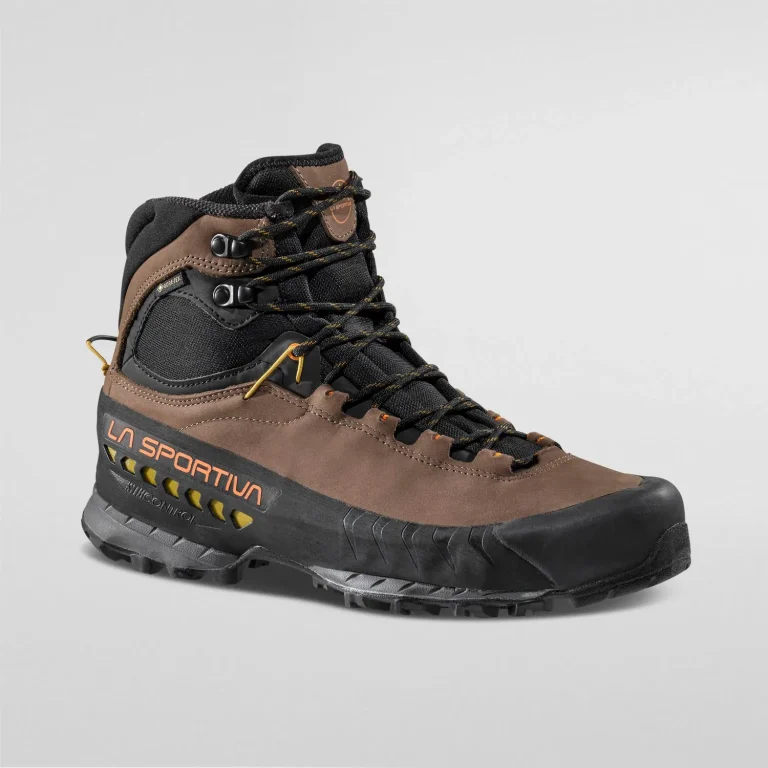 Botas de caminhada La Sportiva TX5 GTX em couro nubuck com Vibram Megagrip e GORE-TEX Extended Comfort