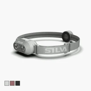 Silva Smini w. Rear Light lanterna frontal ultraleve 250 lúmenes com luz traseira para corrida trail running e outdoor.