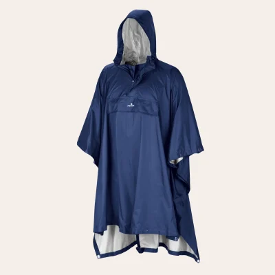 Poncho Ferrino Todomodo RP impermeável em nylon Ripstop 2.000 mm para trekking e aventuras outdoor