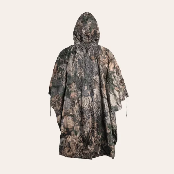 Waterproof MIL-TEC Ripstop poncho in PhantomLeaf WASP I Z1B, WASP I Z2 and WASP I Z3A patterns for outdoor, trekking and bushcraft use.