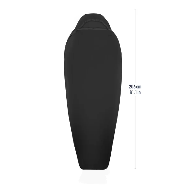 Liner Sea to Summit Reactor para aumentar o calor do saco-cama com Thermolite Pro e EcoMade.