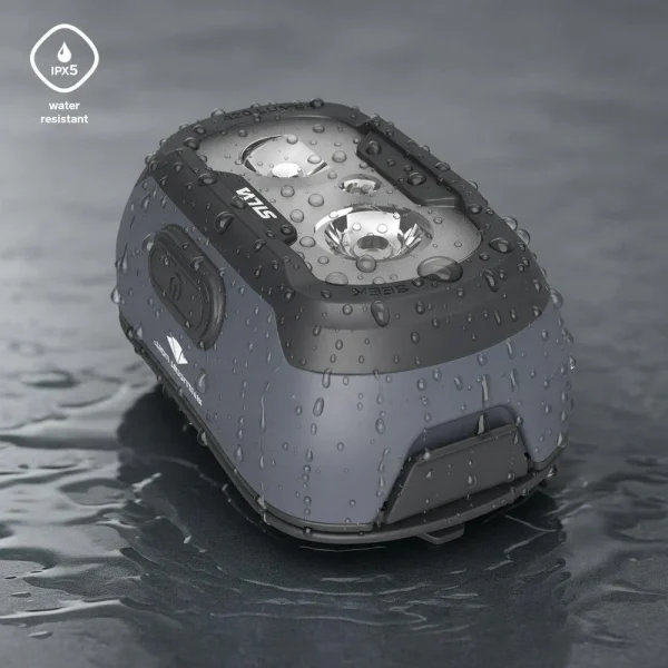 Lanterna frontal Silva Seek 320 com 320 lúmenes, tecnologia híbrida para atividades ao ar livre, trekking e campismo.