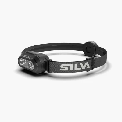 Silva Smini w. Rear Light lanterna frontal ultraleve 250 lúmenes com luz traseira para corrida trail running e outdoor.