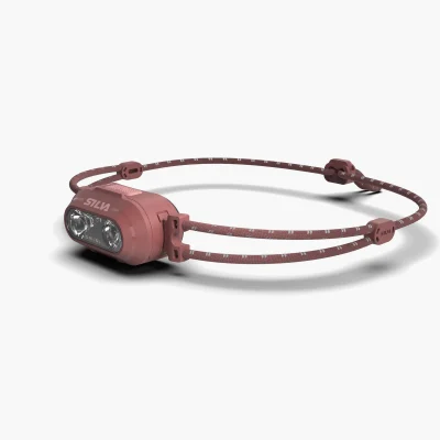 Silva Smini Fly lanterna frontal ultraleve 38,5 g 250 lúmenes com fita minimalista para trail running e trekking.