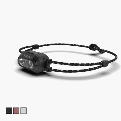Silva Smini Fly ultra-light 38.5g 250 lumen head torch with minimalist strap for trail running and trekking.
