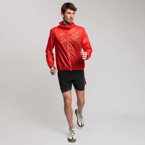 Rock Experience Nightrain Jacket ultraleve corta-vento 15D Light Ripstop packable para caminhada, trekking e desporto outdoor