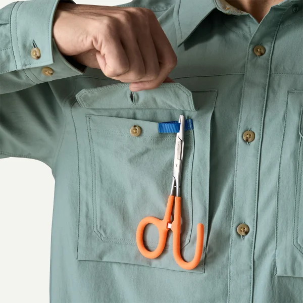 Patagonia Long-Sleeved Self-Guided Sun Shirt camisa técnica manga comprida homem com proteção solar 40+ UPF em poliéster reciclado