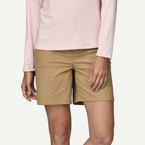 Patagonia Quandary Shorts senhora 7 polegadas calções de caminhada nylon reciclado NetPlus sustentável